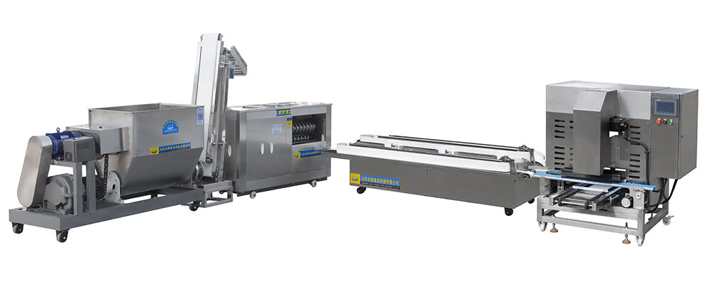 小型圓饅頭生產(chǎn)線(xiàn)-中央廚房設備-饅頭機